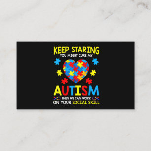 Behålla som gör att du kan bota min autism visitkort