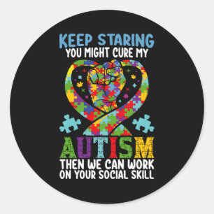 Behålla som gör att du kan väcka min autismmedvete runt klistermärke