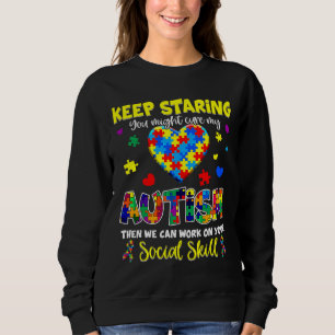Behålla som gör att du kan väcka min autismmedvete t shirt