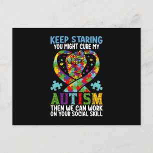 Behålla som gör att du kan väcka min autismmedvete vykort