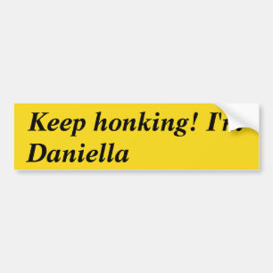 Behålla som hedrar att jag är Daniella Bildekal