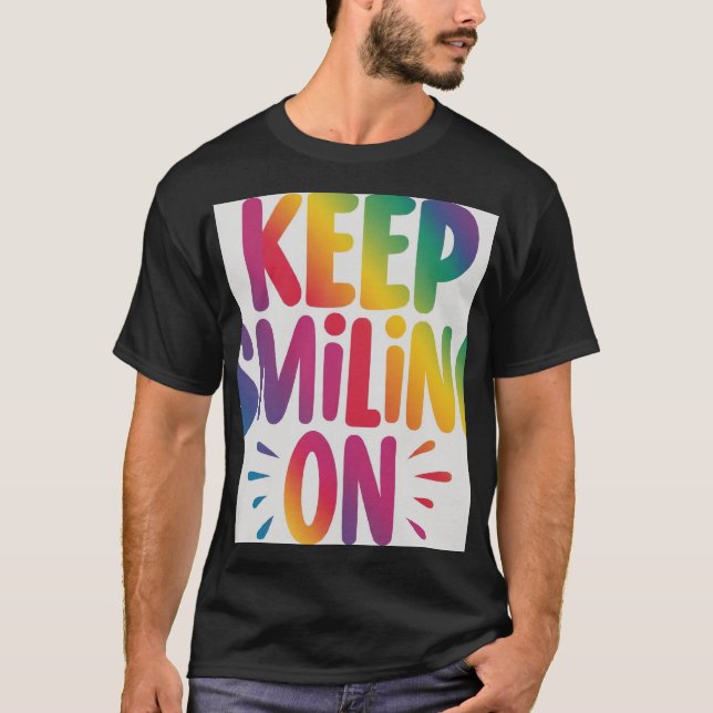 Behålla som ler på t-shirt (Framsida)