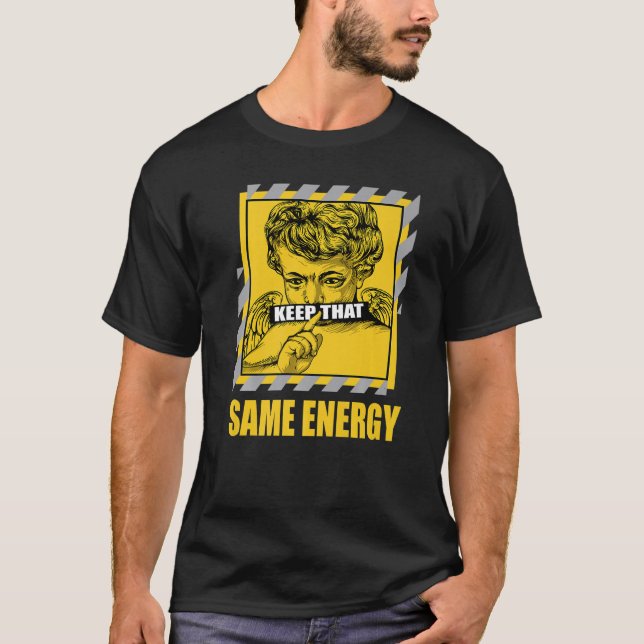 Behålla som matchar samma energiblixt 4 t shirt (Framsida)