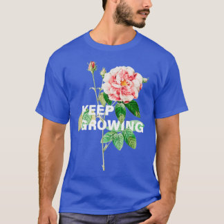 Behålla som odlar blomkrage t shirt