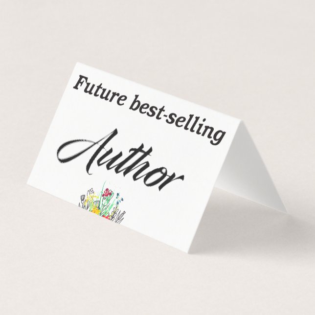 Behålla som skriver framtida säljfrämjande åtgärde kort (Framsida)