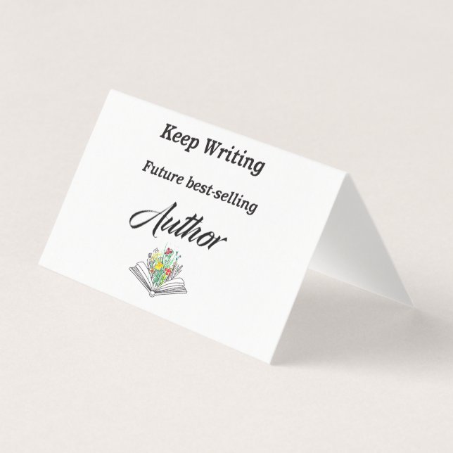 Behålla som skriver framtida säljfrämjande åtgärde kort (Framsida)