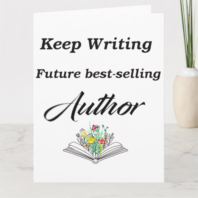 Behålla som skriver framtida säljfrämjande åtgärde kort (Framsida)