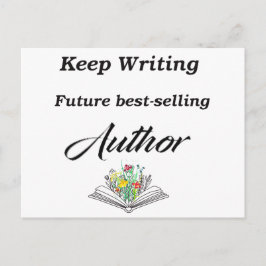 Behålla som skriver framtida säljfrämjande åtgärde vykort