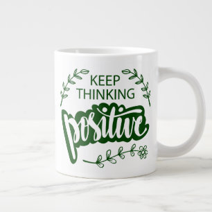 Behålla som tycker positiv jumbo mugg