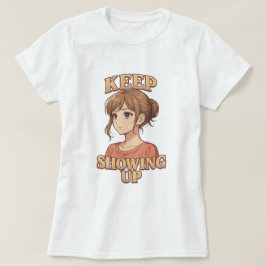 Behålla som visar Shojo Anime Girl Tee