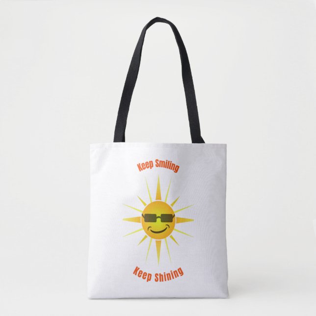 Behålla Sömning och Behålla Shining Tote Bag Tygkasse (Framsida)