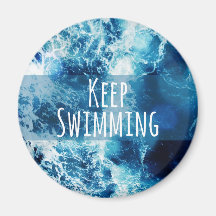 Behålla Swimming Ocean Motivational