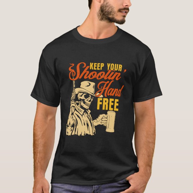 Behålla tagningshjälpen gratis t shirt (Framsida)