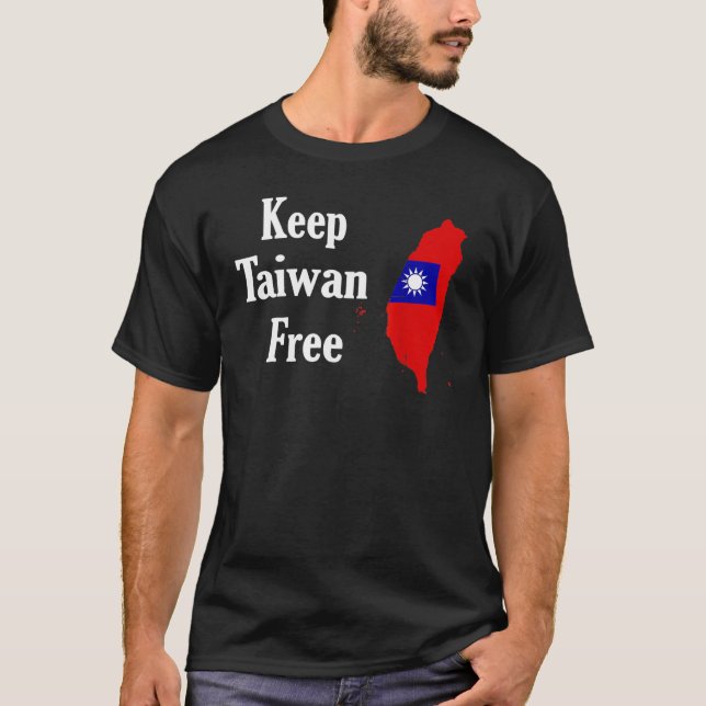 Behålla Taiwan-fri T Shirt (Framsida)