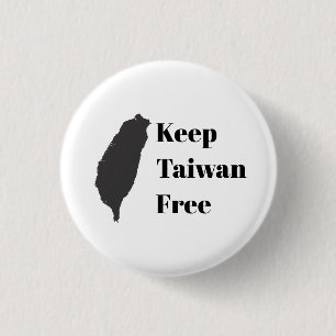 Behålla Taiwans frihet Knapp