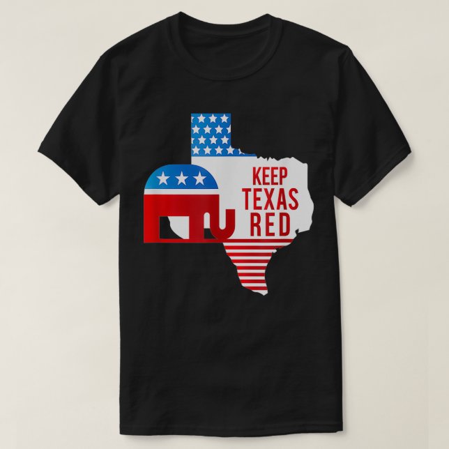 Behålla Teas Red 2020: Valrepublikaner Omröstning T Shirt (Design framsida)