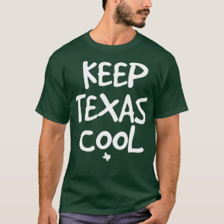 Behålla Texas Coola mörk T Shirt