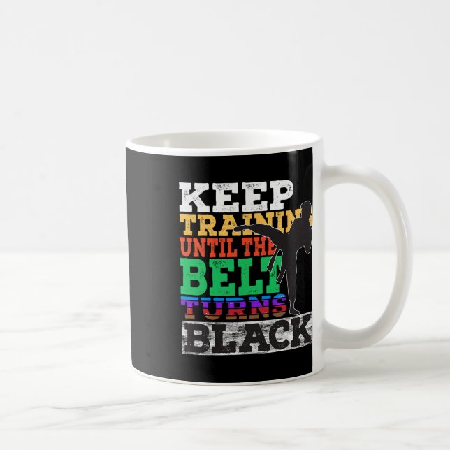 Behålla till dess att Bälte blir svart - Karat Kaffemugg (Höger)