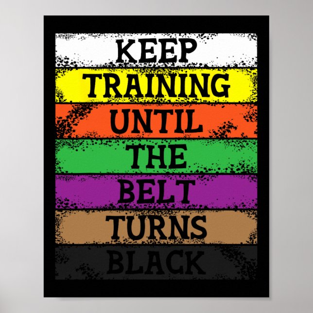Behålla till dess att Bälte blir svart - Karat Poster (Framsidan)