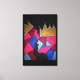 Behålla till det Säkra Kanvastrycket drottning Canvastryck