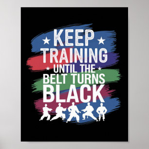 Behålla tills Bälte vrider Black Retro Kar Poster