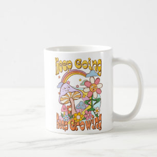 Behålla, tillväxt av Behålla - svamp och blomma Kaffemugg