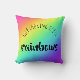 Behålla Tittar för regnbågar Kudde