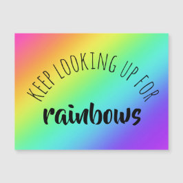 Behålla Tittar för regnbåge med magnetkort