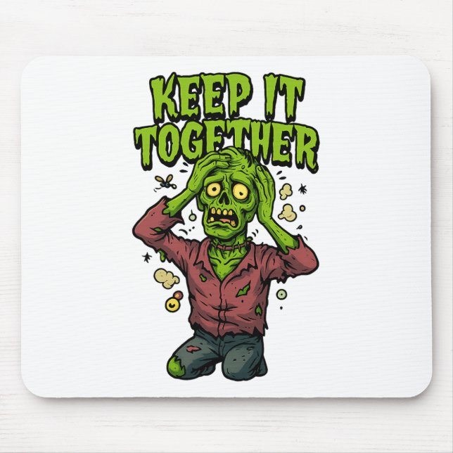 Behålla Together - Lubbig Zombie Pun Sarcastic Musmatta (Framsidan)