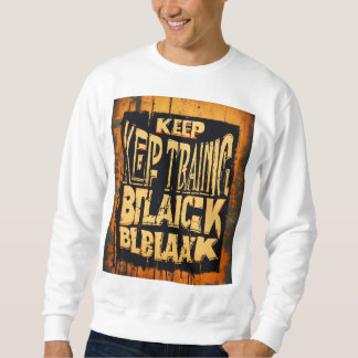 "Behålla Training Hoodie: The Journey to Black Bäl Lång Ärmad Tröja