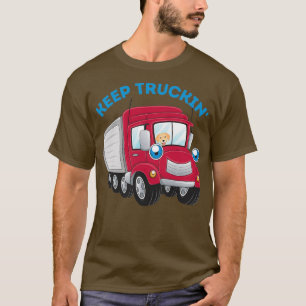 Behålla Truckin med Hund För Vuxnor och barn svett T Shirt