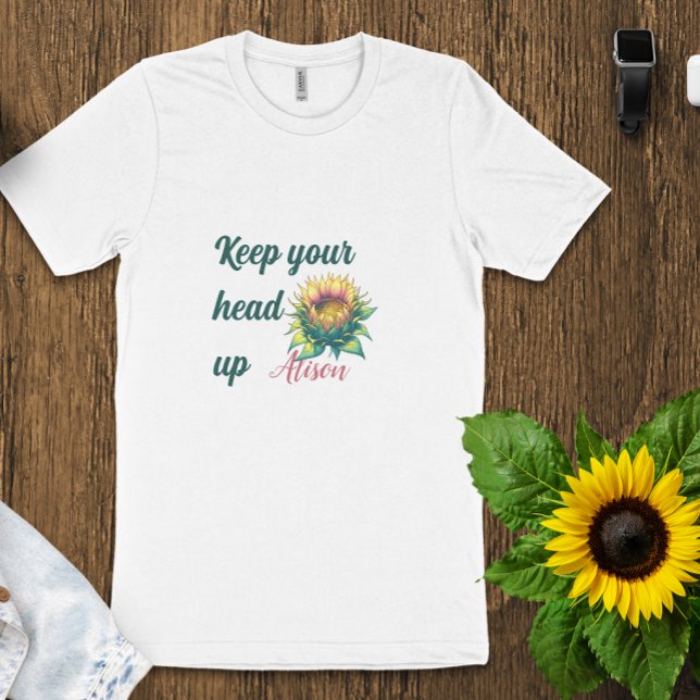 Behålla upp huvudet t shirt (Skapare uppladdad)