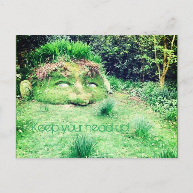 Behålla upp huvudet! vykort (Framsida)
