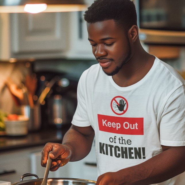 Behålla ut ur köksdisken Pickleball Manar T Shirt (Keep out of the kitchen!)