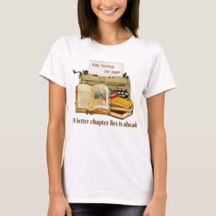 Behålla vrida sidorna t shirt