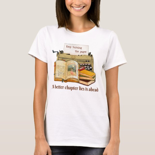 Behålla vrida sidorna t shirt (Framsida)