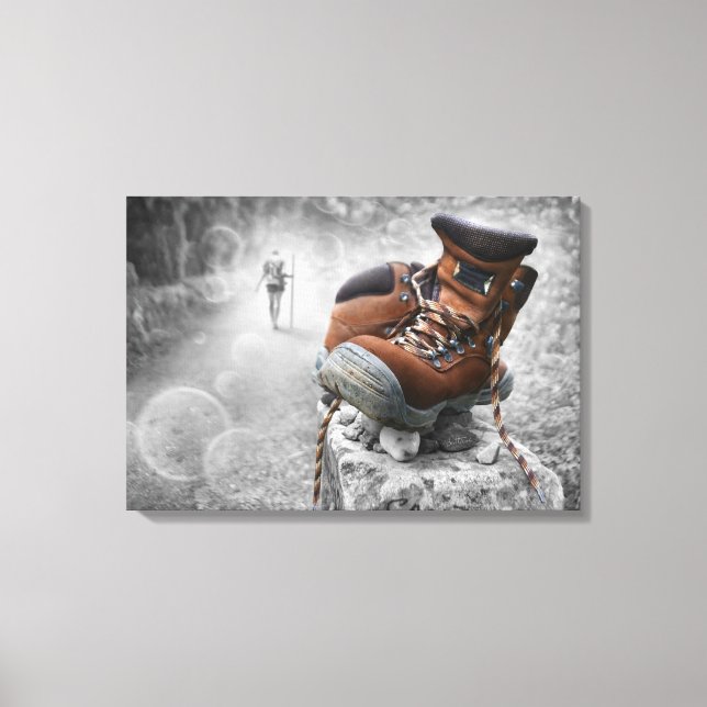 Behålla Walking Canvastryck (Framsida)