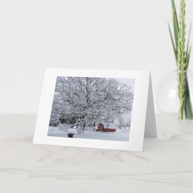 BEHÅLLA WARM AT CHRISTMAS OCH HELA ÅRET GENOM HELGKORT (Framsida)