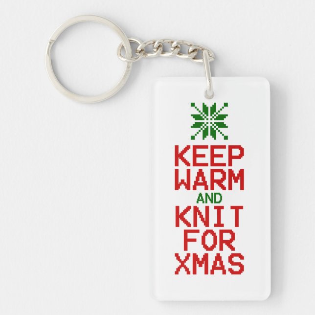 Behålla Warm och Sticka för Julafton (Framsidan)