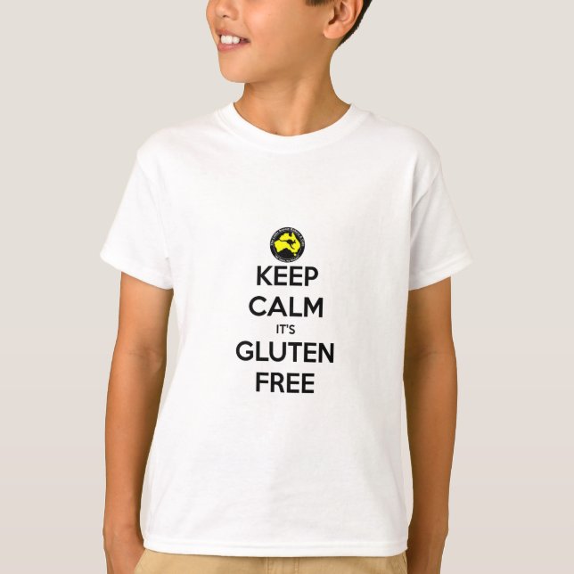 Behållalugn är det fri Gluten T-shirt (Framsida)