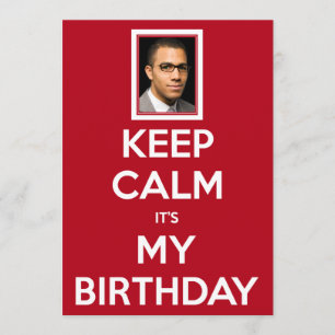 Behållalugn är det min födelsedag inbjudningar