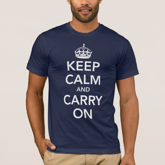 Behållalugn bär på t-shirt (Framsida)