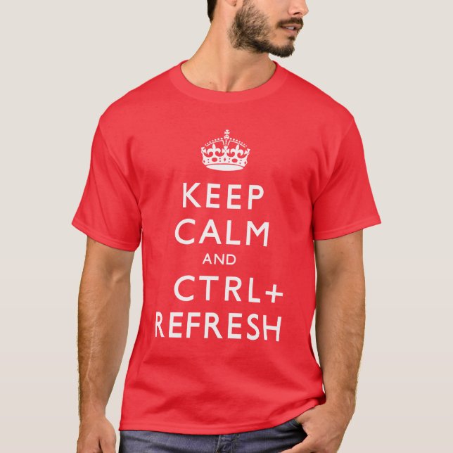 Behållalugn & CTRL + Förnya Tröja (Framsida)