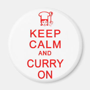 Behållalugn & curry på magneten magnet