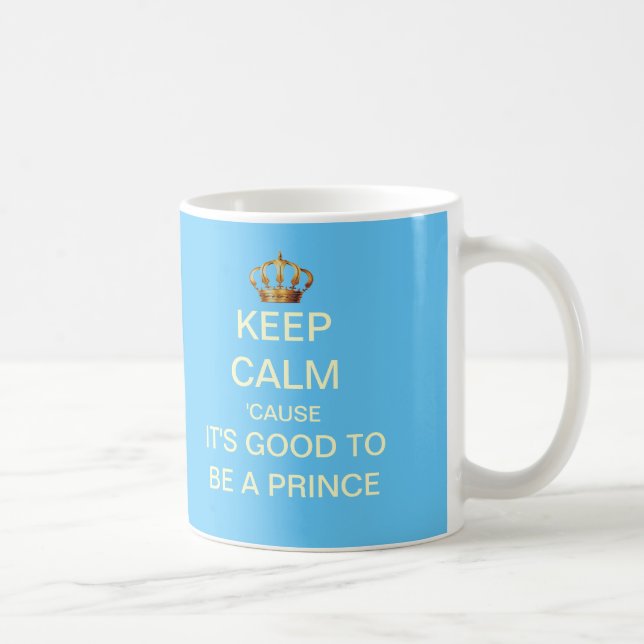 Behållalugn dess bra som är en Prince Gåva Råna Kaffemugg (Höger)