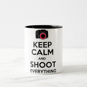 Behållalugn & for allt fotografimugg Två-Tonad mugg