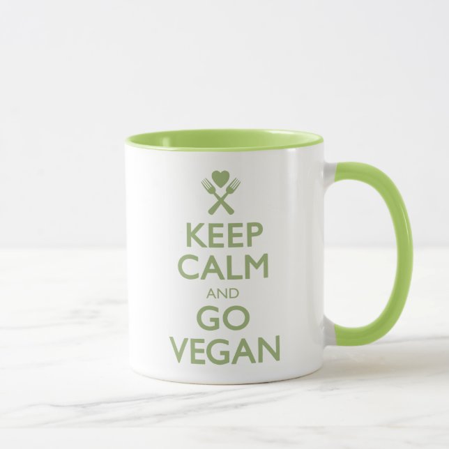 Behållalugn går veganen mugg (Höger)