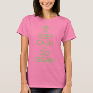 Behållalugn går veganen t-shirt
