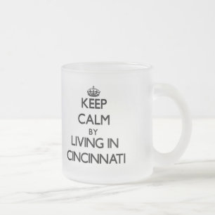 Behållalugn, genom att bo i Cincinnati Frostad Glasmugg