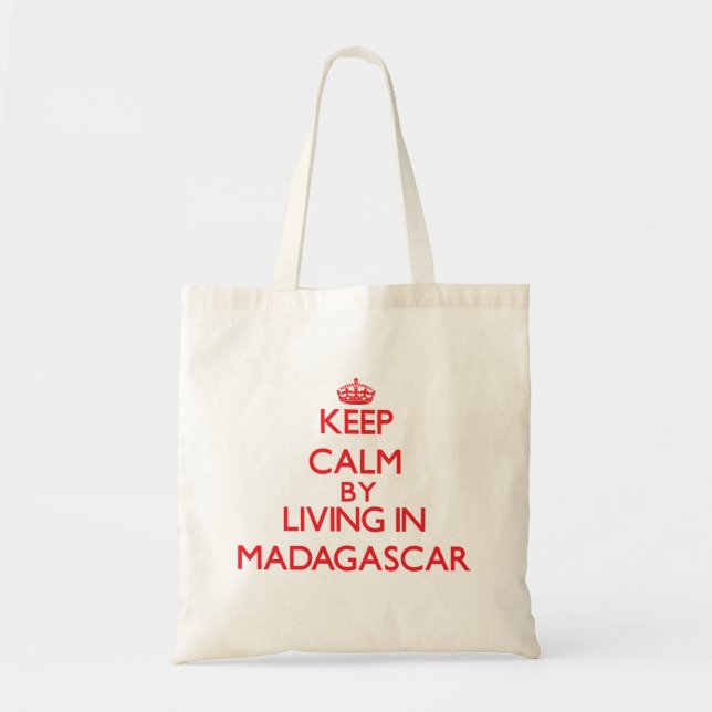 Behållalugn, genom att bo i Madagascar Tygkasse (Framsidan)